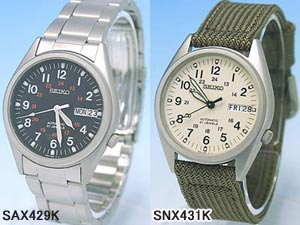  SEIKO�~���^���[�E�H�b�`�@SNX429K/SNX431K 